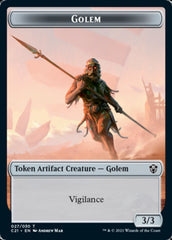 Golem (027) // Thopter Token [Commander 2021 Tokens] | Devastation Store