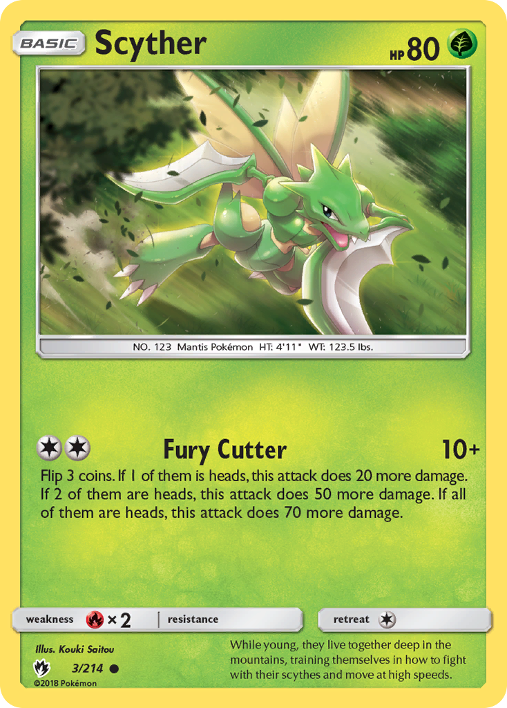 Scyther (3/214) [Sun & Moon: Lost Thunder] | Devastation Store