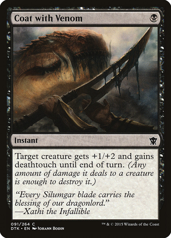 Coat with Venom [Dragons of Tarkir] - Devastation Store | Devastation Store