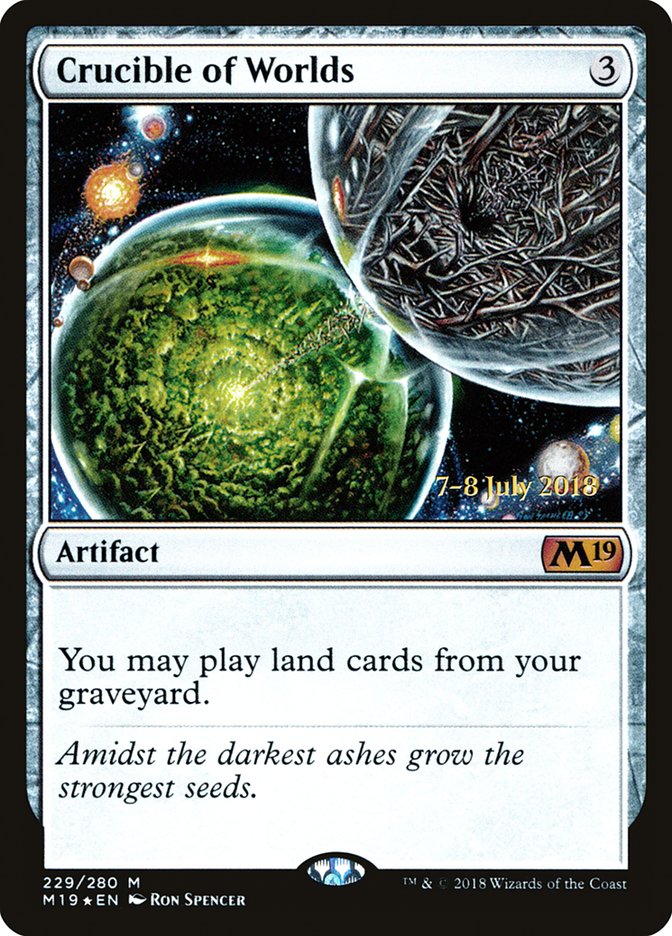Crucible of Worlds  [Core Set 2019 Prerelease Promos] - Devastation Store | Devastation Store