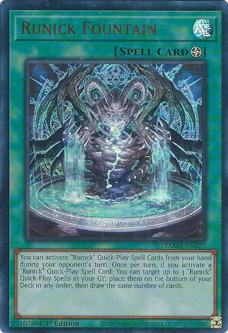 Runick Fountain [TAMA-EN027] Ultra Rare | Devastation Store