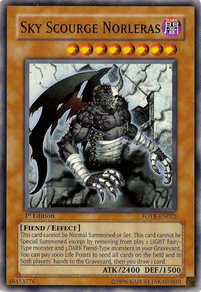 Sky Scourge Norleras [FOTB-EN022] Super Rare | Devastation Store