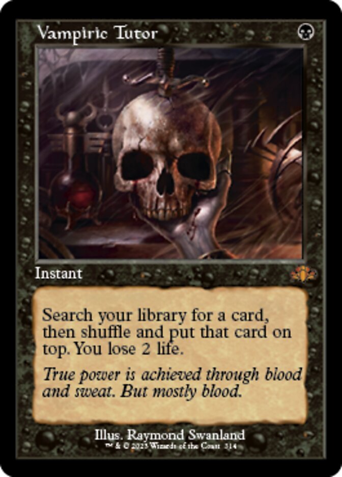 Vampiric Tutor (Retro) [Dominaria Remastered] | Devastation Store