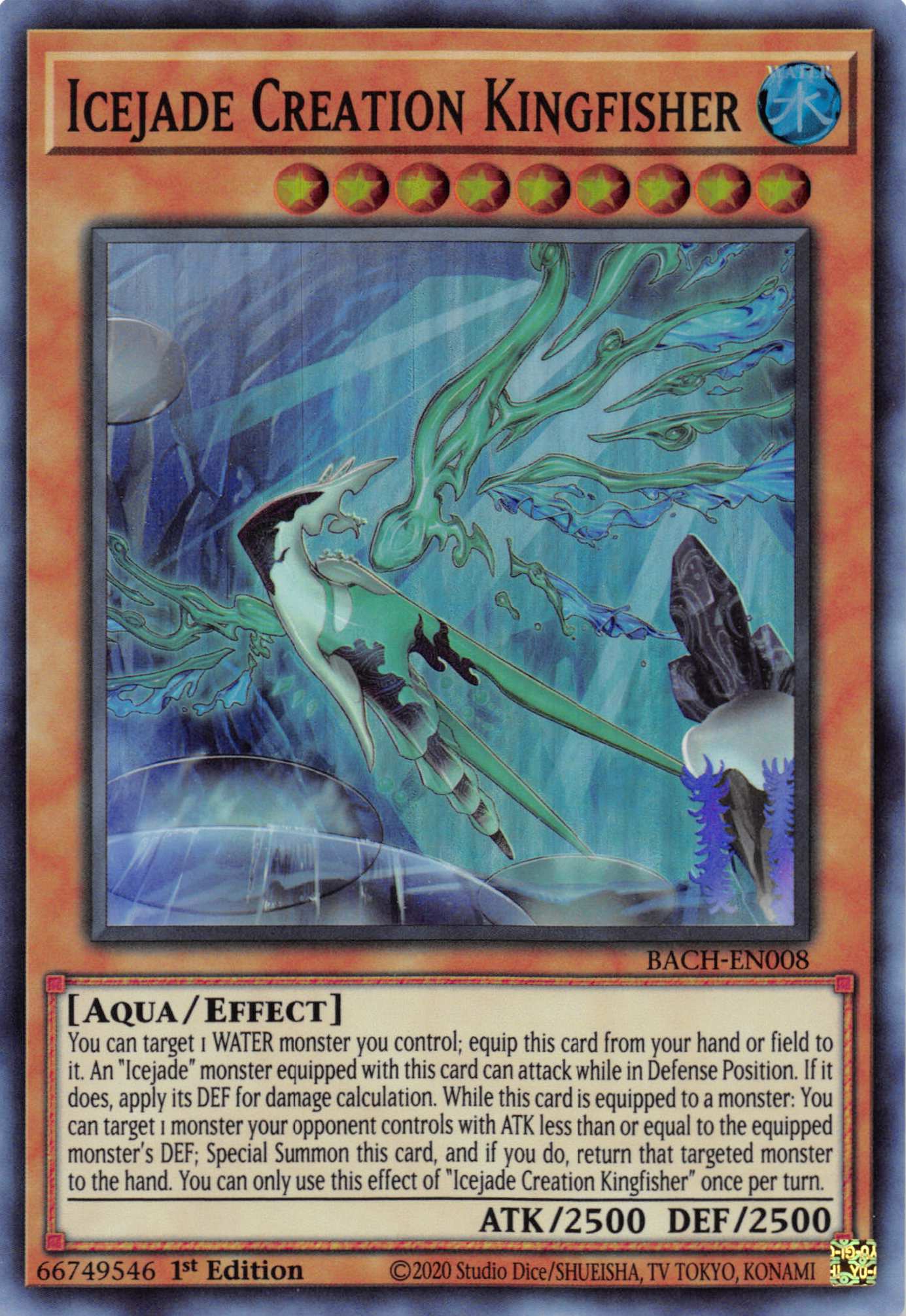 Icejade Creation Kingfisher [BACH-EN008] Super Rare | Devastation Store