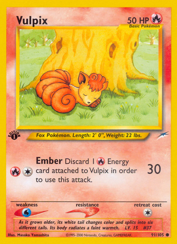 Vulpix (91/105) [Neo Destiny 1st Edition] | Devastation Store