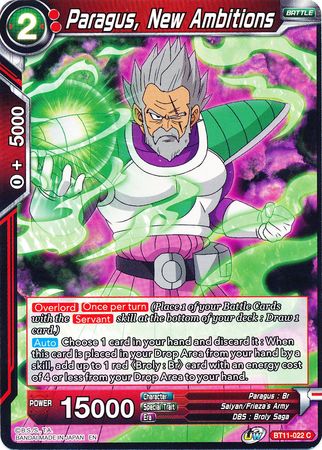 Paragus, New Ambitions [BT11-022] | Devastation Store