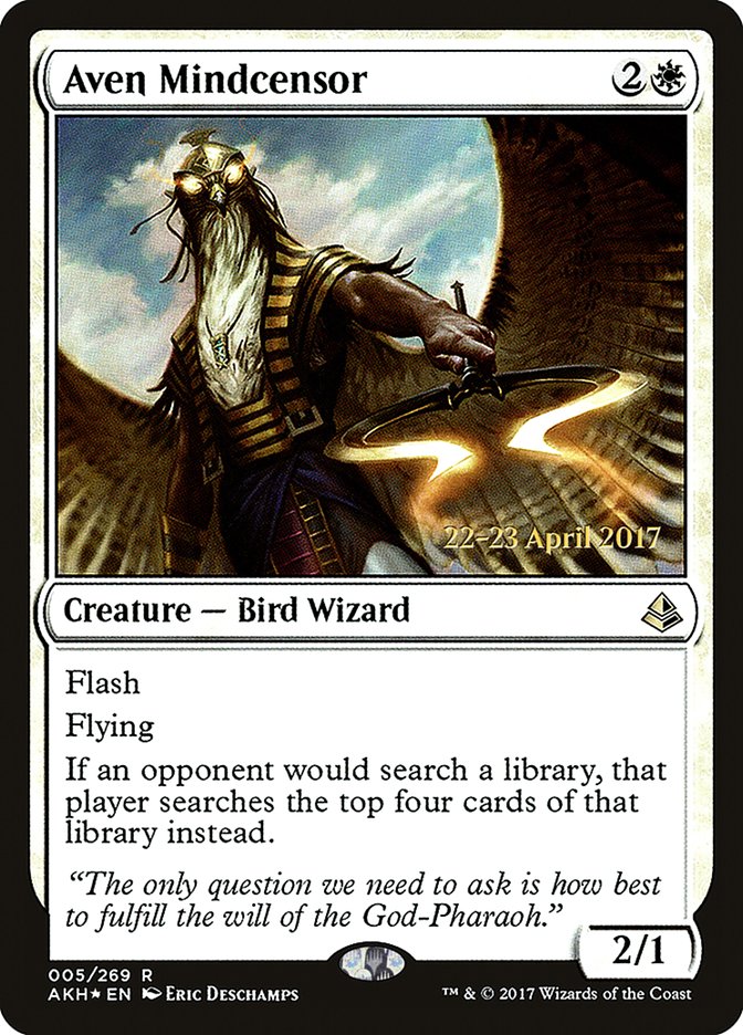 Aven Mindcensor  [Amonkhet Prerelease Promos] | Devastation Store