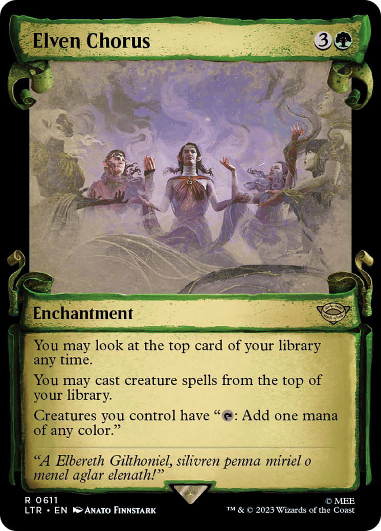 Elven Chorus [The Lord of the Rings: Tales of Middle-Earth Showcase Scrolls] | Devastation Store