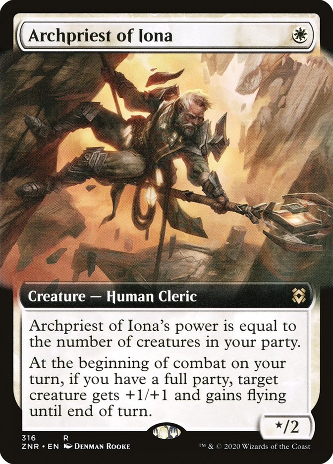 Archpriest of Iona (Extended) [Zendikar Rising] | Devastation Store