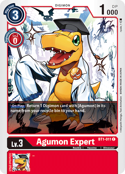 Agumon Expert [BT1-011] [Release Special Booster Ver.1.0] | Devastation Store