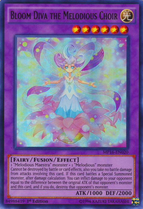 Bloom Diva the Melodious Choir [MP16-EN020] Ultra Rare | Devastation Store