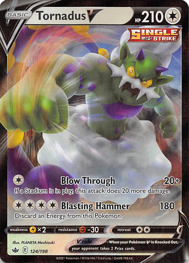 Tornadus V (124/198) [Sword & Shield: Chilling Reign] | Devastation Store