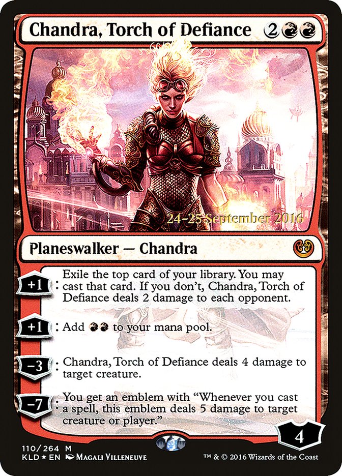 Chandra, Torch of Defiance  [Kaladesh Prerelease Promos] | Devastation Store