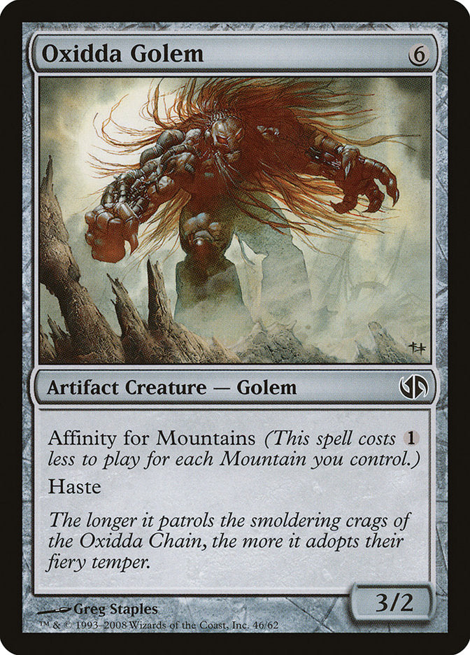 Oxidda Golem [Duel Decks: Jace vs. Chandra] - Devastation Store | Devastation Store