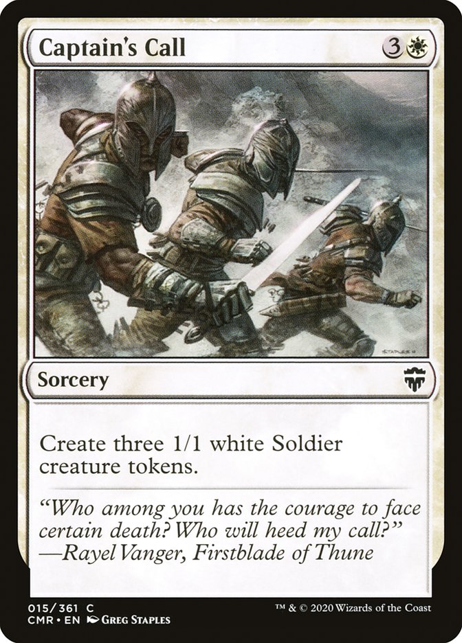 Captain's Call [Commander Legends] | Devastation Store