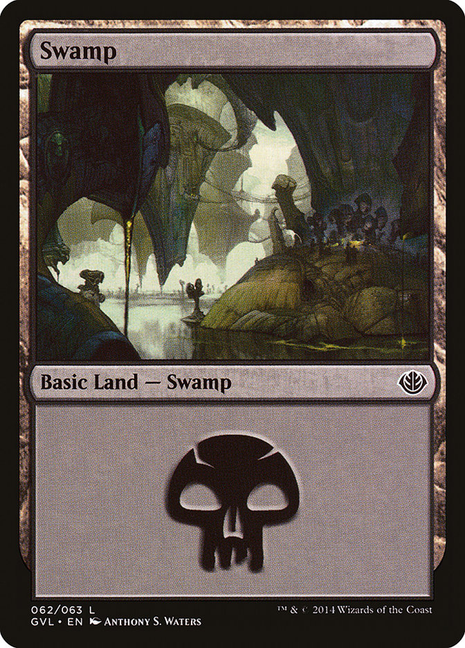 Swamp (62) (Garruk vs. Liliana) [Duel Decks Anthology] - Devastation Store | Devastation Store