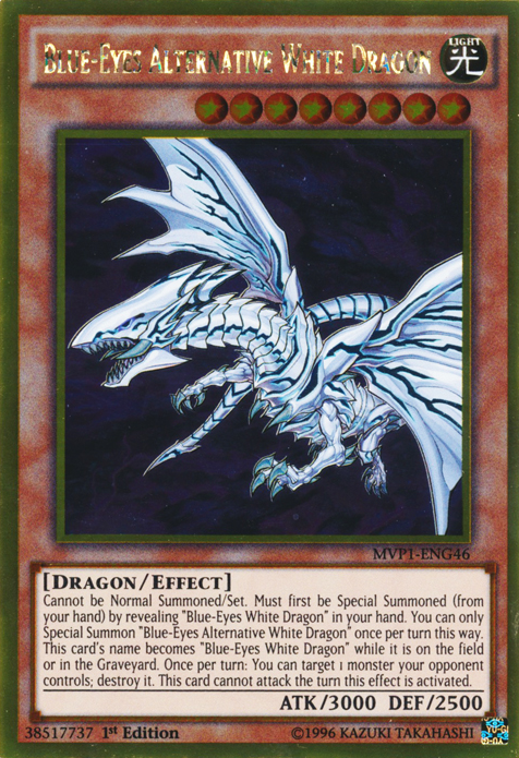 Blue-Eyes Alternative White Dragon [MVP1-ENG46] Gold Rare | Devastation Store