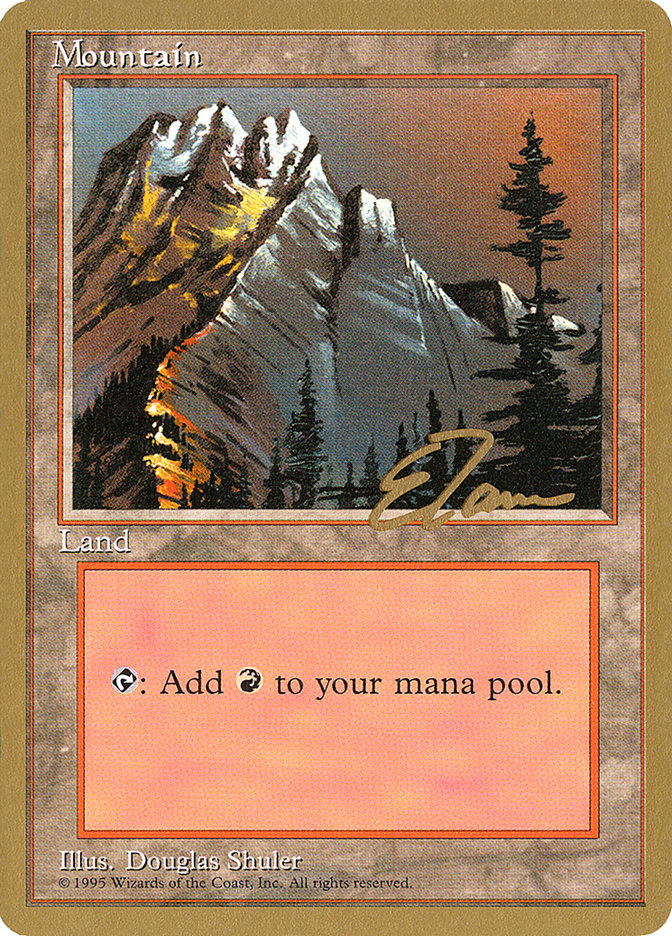 Mountain (et373) (Eric Tam) [Pro Tour Collector Set] | Devastation Store