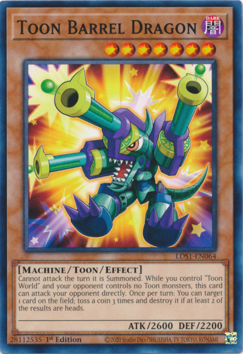 Toon Barrel Dragon [LDS1-EN064] Common | Devastation Store