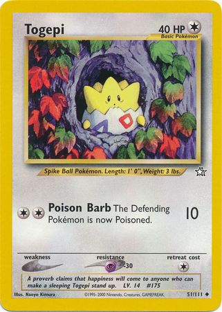 Togepi (51/111) [Neo Genesis Unlimited] | Devastation Store