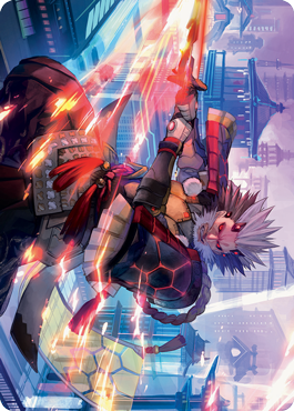 Isshin, Two Heavens as One 2 Art Card [Kamigawa: Neon Dynasty Art Series] | Devastation Store