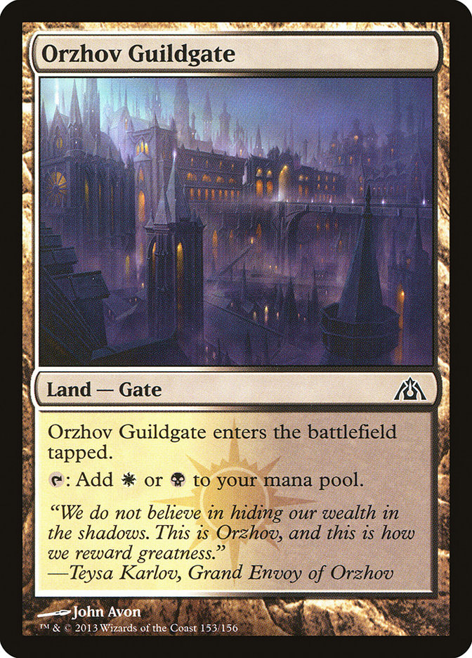 Orzhov Guildgate [Dragon's Maze] | Devastation Store