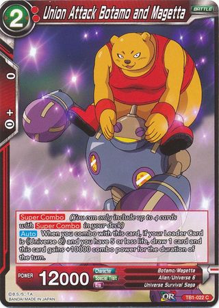 Union Attack Botamo and Magetta [TB1-022] | Devastation Store