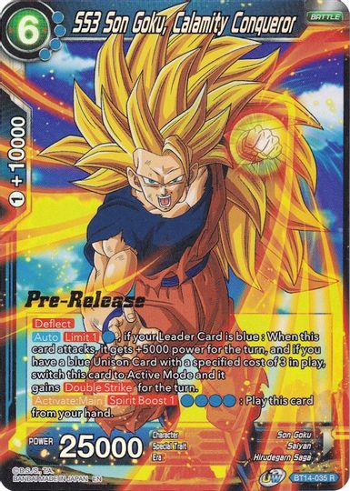 SS3 Gotenks, Calamity Challenger (BT14-046) [Cross Spirits Prerelease Promos] | Devastation Store