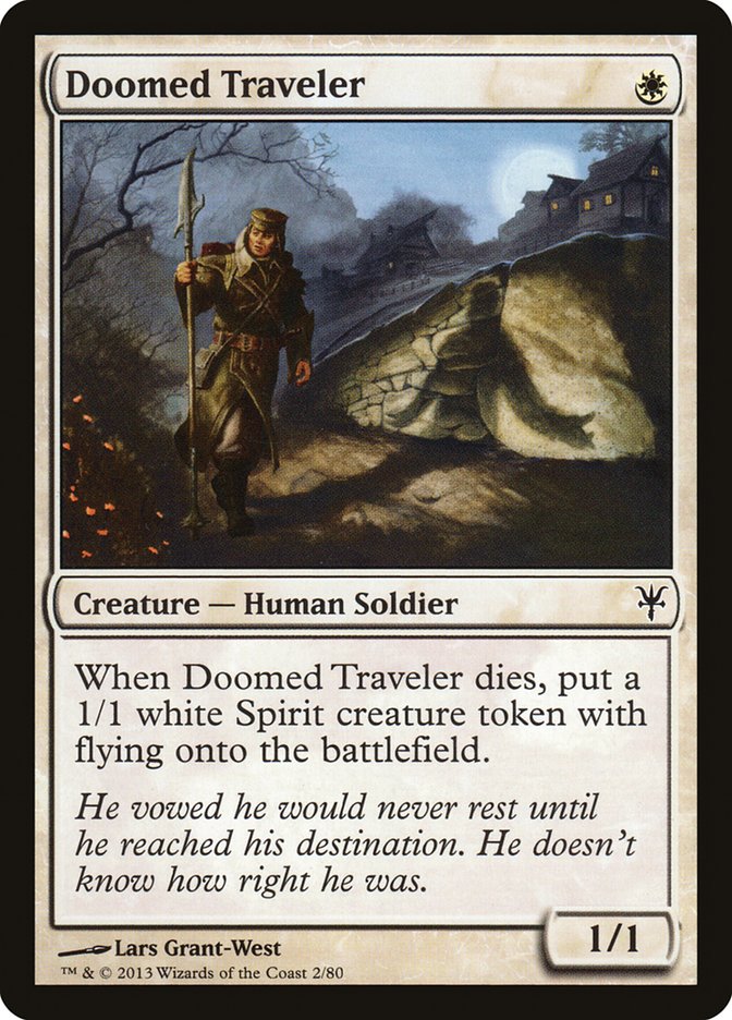 Doomed Traveler [Duel Decks: Sorin vs. Tibalt] | Devastation Store