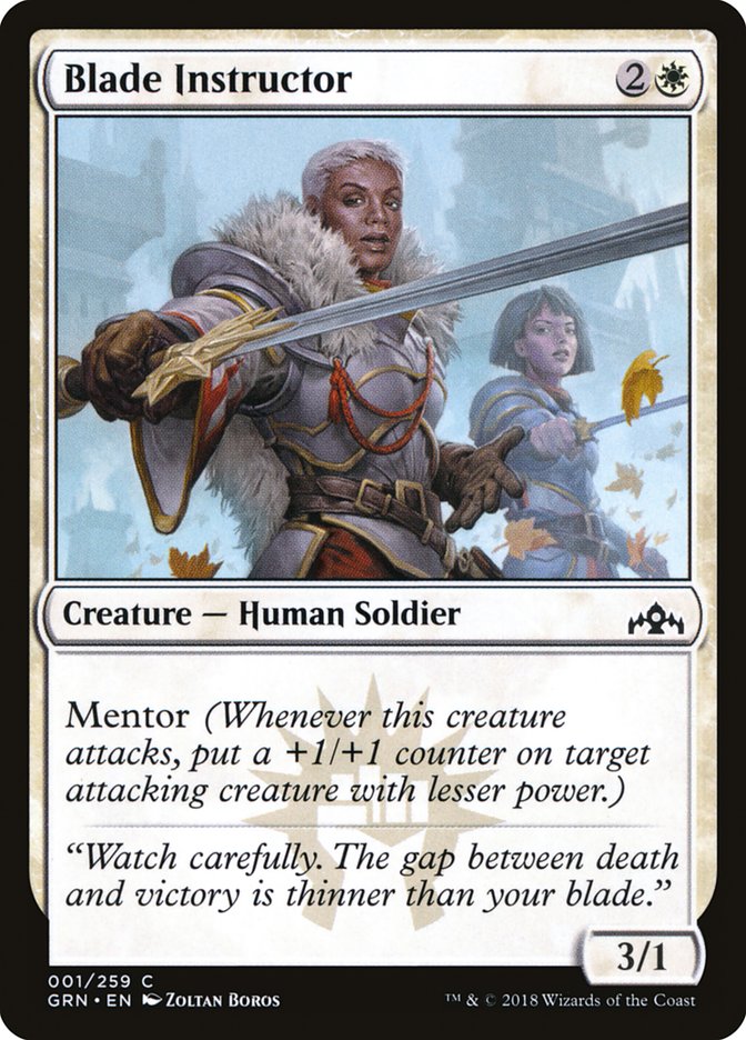 Blade Instructor [Guilds of Ravnica] | Devastation Store