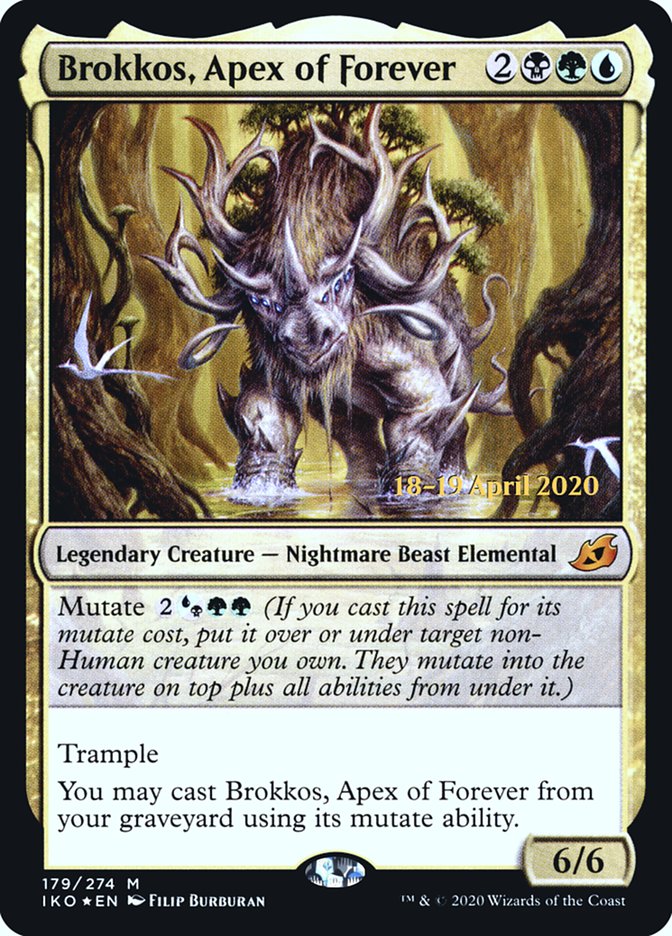 Brokkos, Apex of Forever  [Ikoria: Lair of Behemoths Prerelease Promos] | Devastation Store