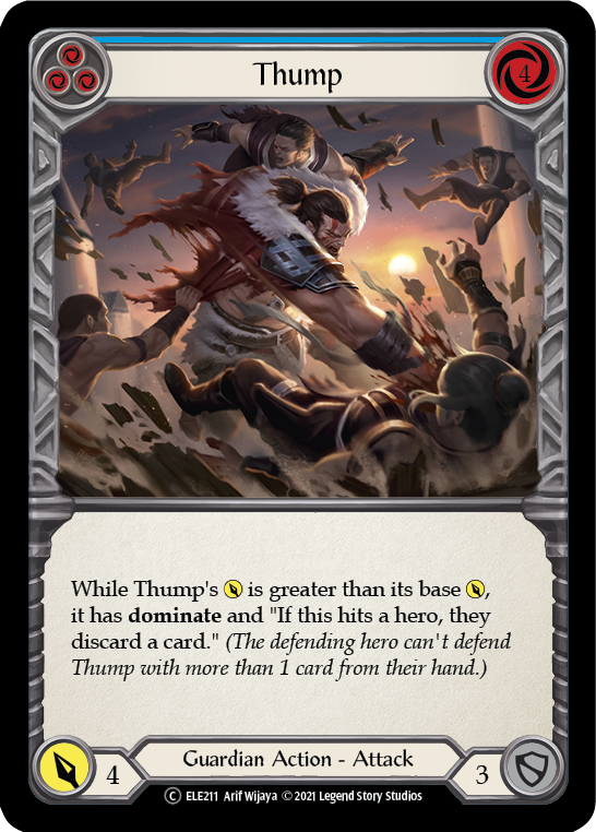 Thump (Blue) [U-ELE211] Unlimited Normal | Devastation Store