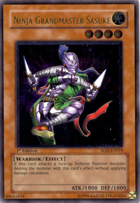 Ninja Grandmaster Sasuke [SOD-EN019] Ultimate Rare | Devastation Store
