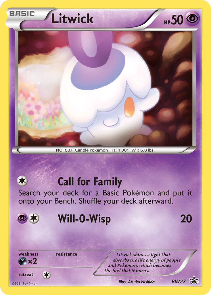 Litwick (BW27) [Black & White: Black Star Promos] | Devastation Store