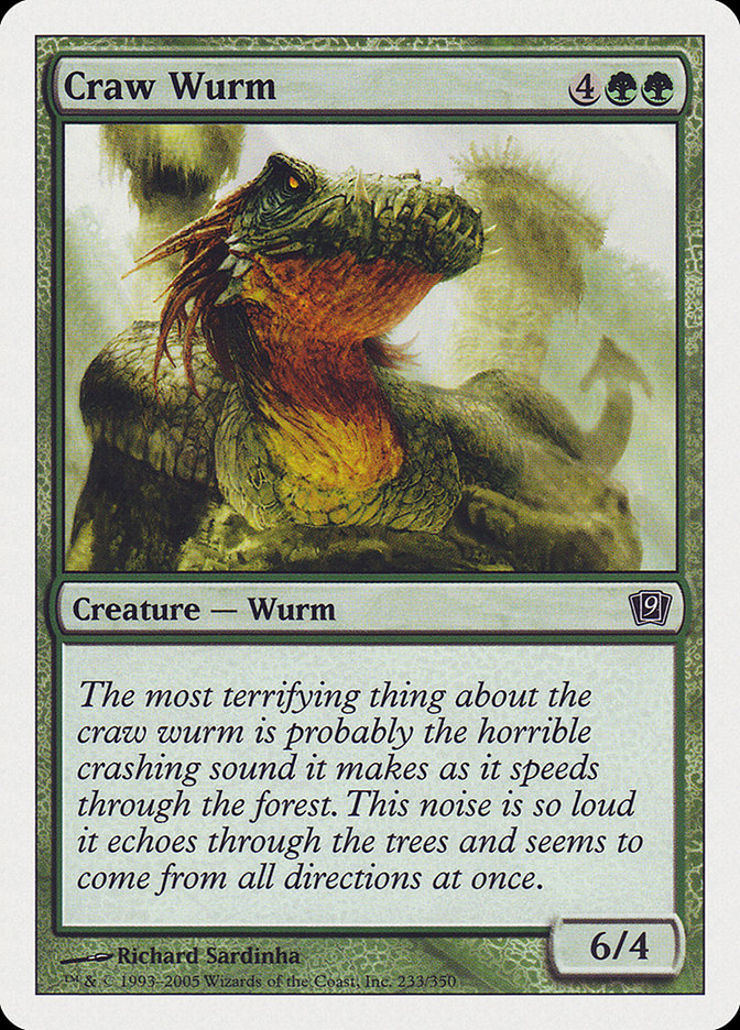 Craw Wurm [Ninth Edition] - Devastation Store | Devastation Store