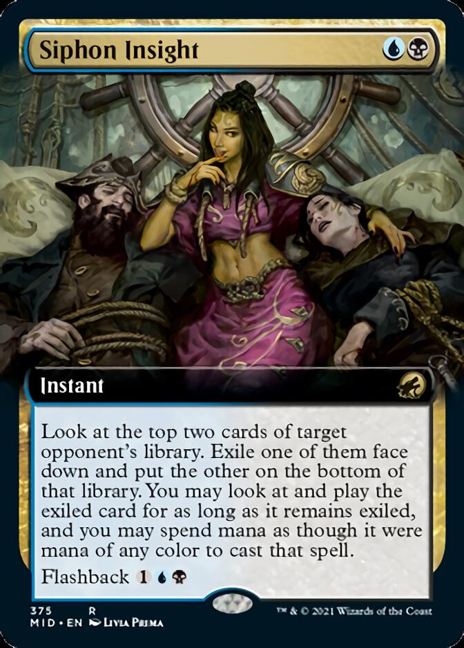 Siphon Insight (Extended) [Innistrad: Midnight Hunt] | Devastation Store