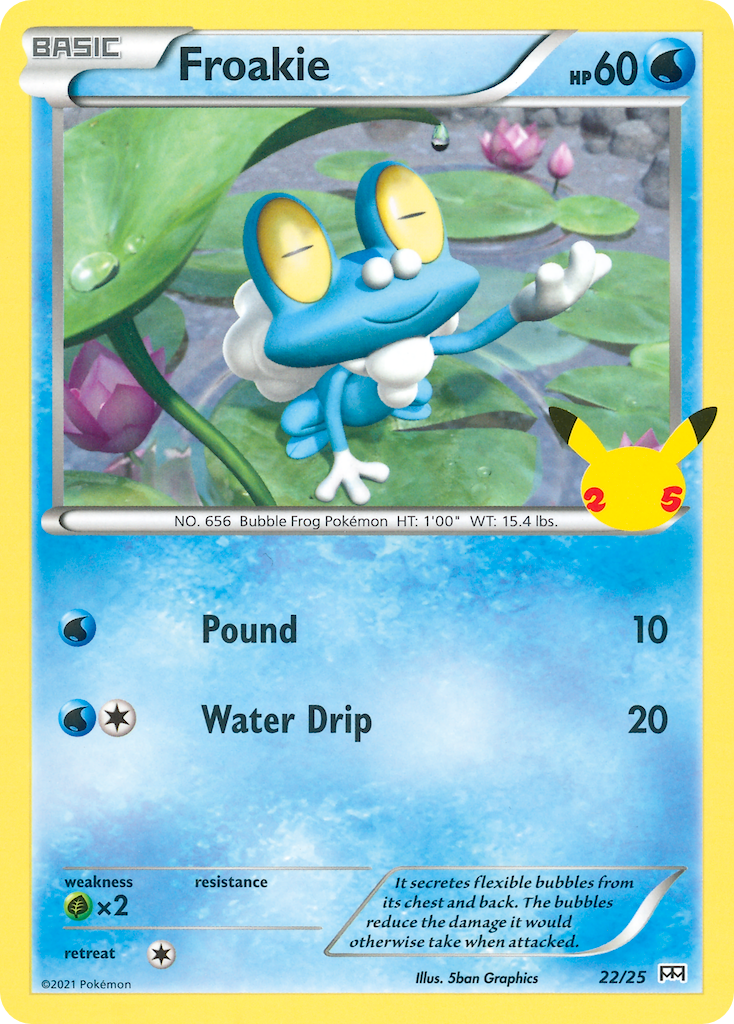 Froakie (22/25) [McDonald's 25th Anniversary] | Devastation Store