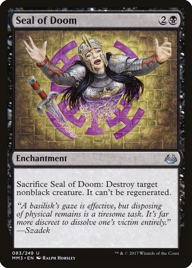 Seal of Doom [Modern Masters 2017] - Devastation Store | Devastation Store