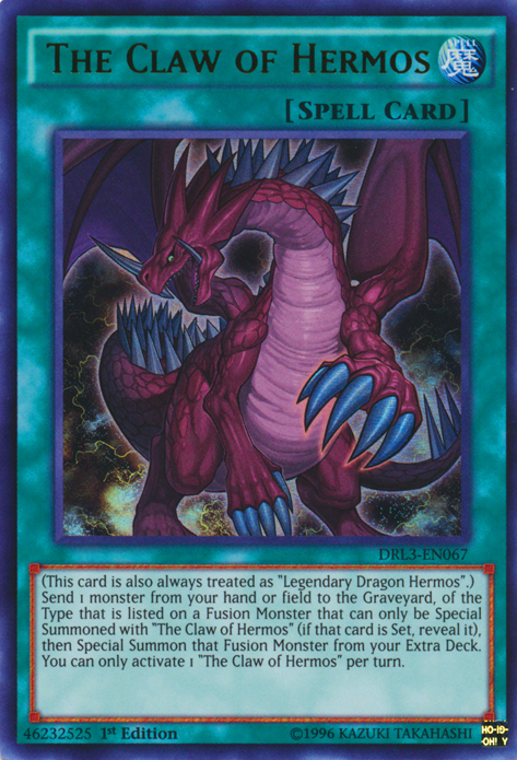 The Claw of Hermos [DRL3-EN067] Ultra Rare | Devastation Store