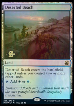 Deserted Beach [Innistrad: Midnight Hunt Prerelease Promos] | Devastation Store