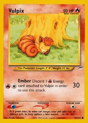 Vulpix (91/105) [Neo Destiny Unlimited] | Devastation Store