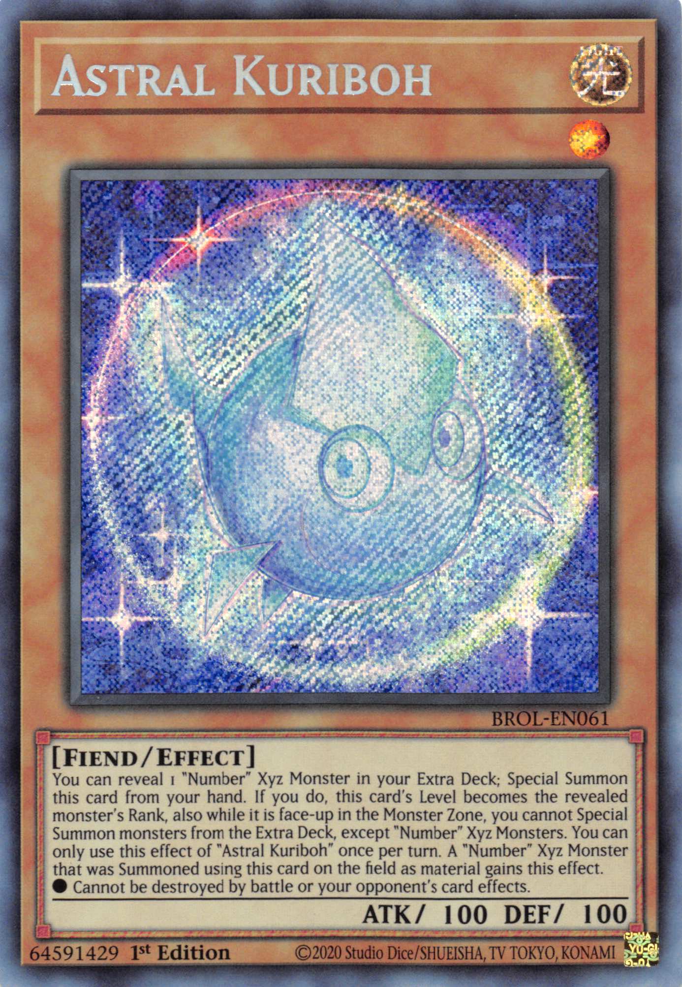 Astral Kuriboh [BROL-EN061] Secret Rare | Devastation Store