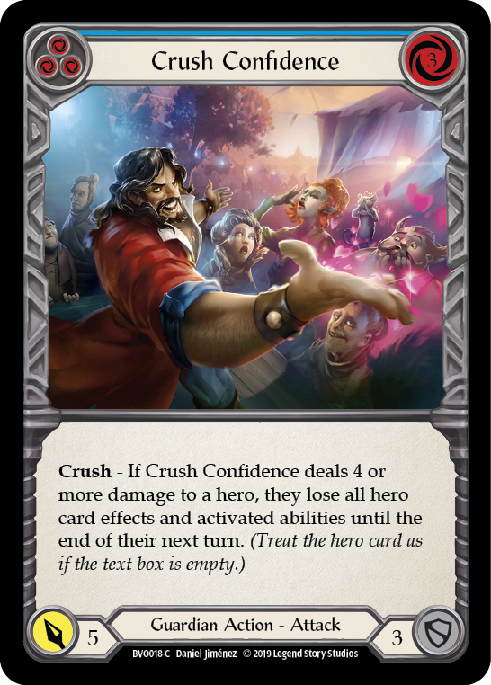 Crush Confidence (Blue) [BVO018-C] Normal - Devastation Store | Devastation Store