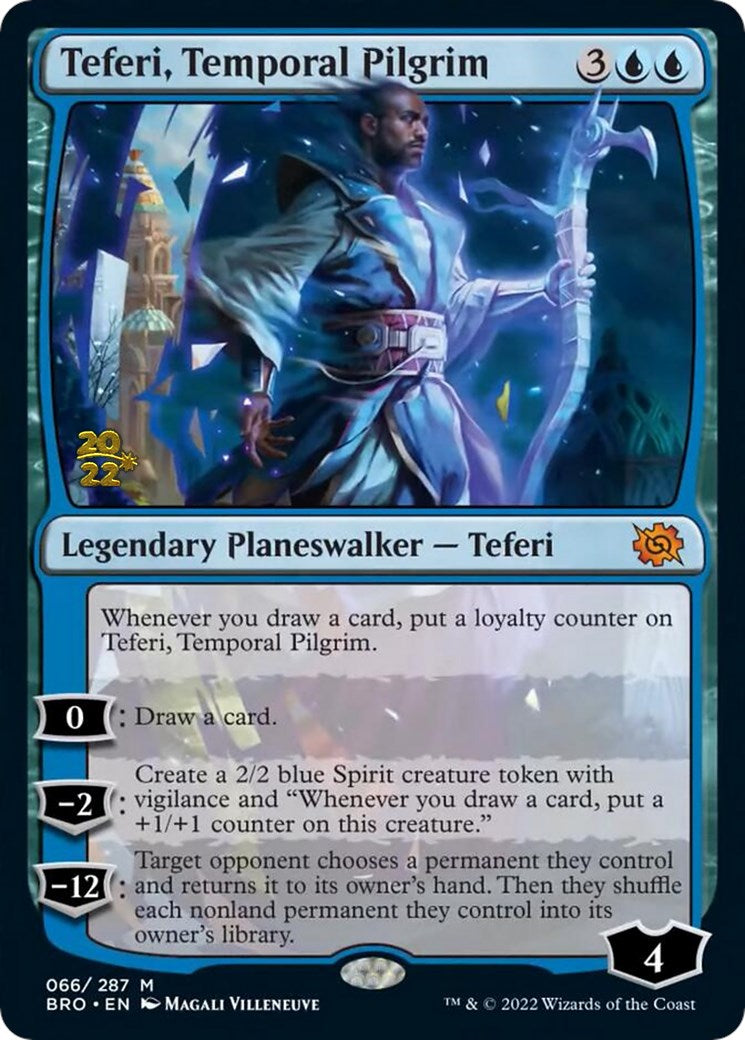 Teferi, Temporal Pilgrim [The Brothers' War Prerelease Promos] | Devastation Store