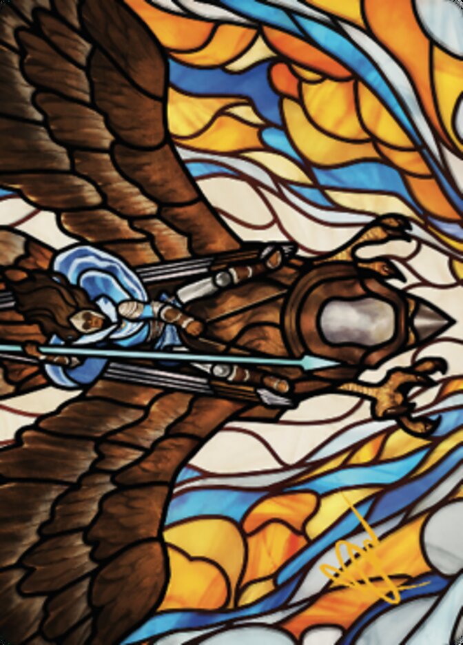 Tura Kennerud, Skyknight Art Card (Gold-Stamped Signature) [Dominaria United Art Series] | Devastation Store