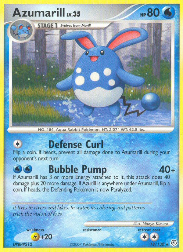 Azumarill (18/130) [Diamond & Pearl: Base Set] | Devastation Store