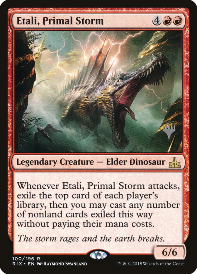 Etali, Primal Storm (Promo Pack) [Rivals of Ixalan Promos] | Devastation Store