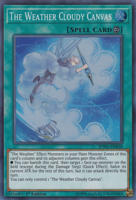 The Weather Cloudy Canvas [SPWA-EN038] Super Rare | Devastation Store