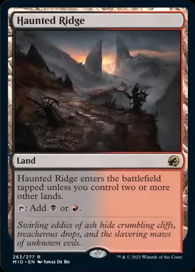 Haunted Ridge [Innistrad: Midnight Hunt] | Devastation Store