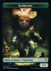 Treasure // Saproling Double-sided Token [Commander Legends: Battle for Baldur's Gate Tokens] | Devastation Store